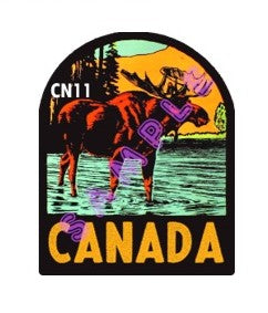 Canada Moose Sticker