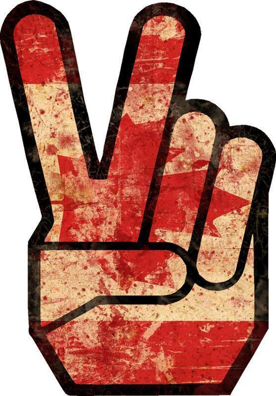 Canada Peace Sticker