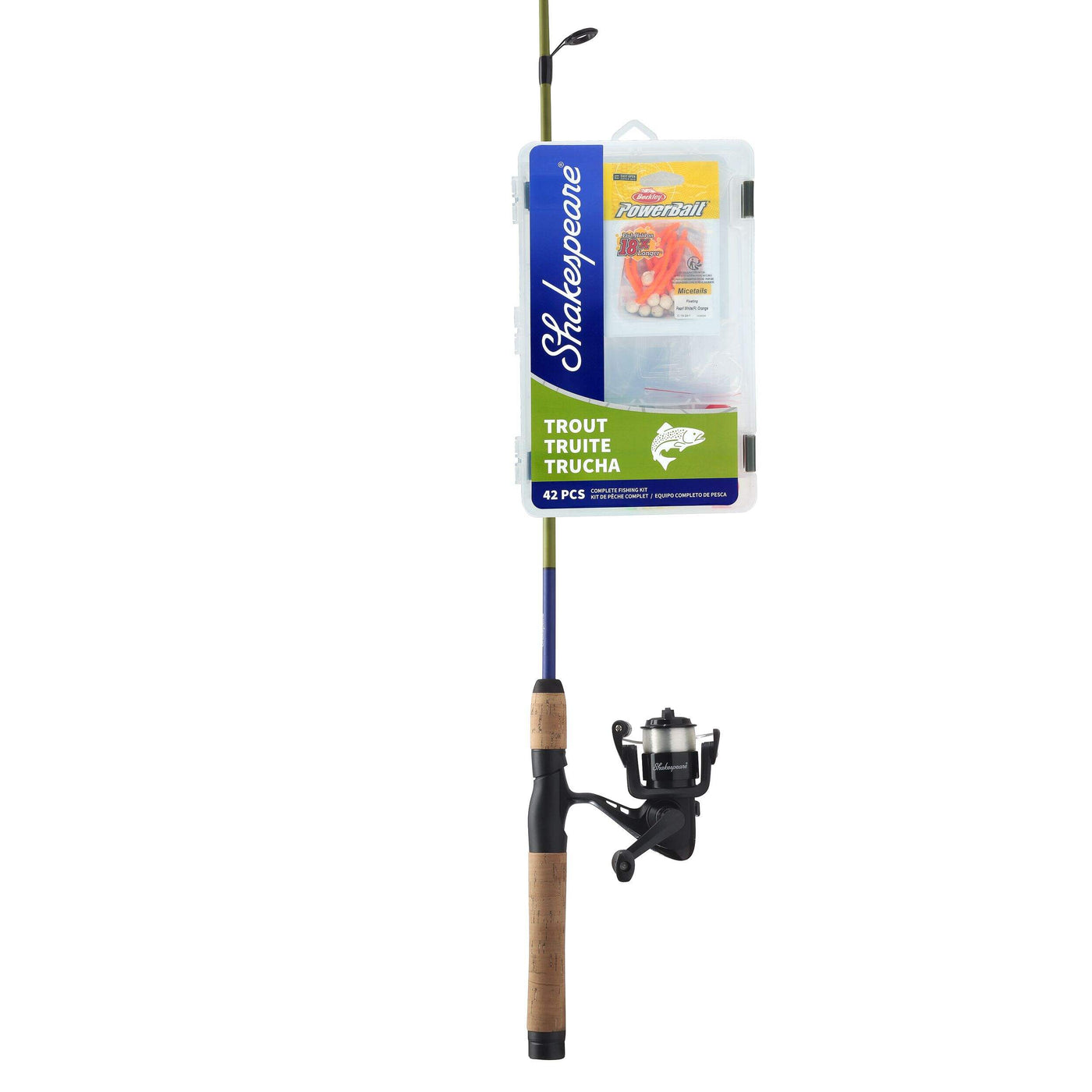 Shakespeare® Catch More Fish Trout Spinning Combo Kit