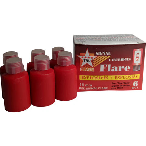 Tru Flare Fire Flares RED