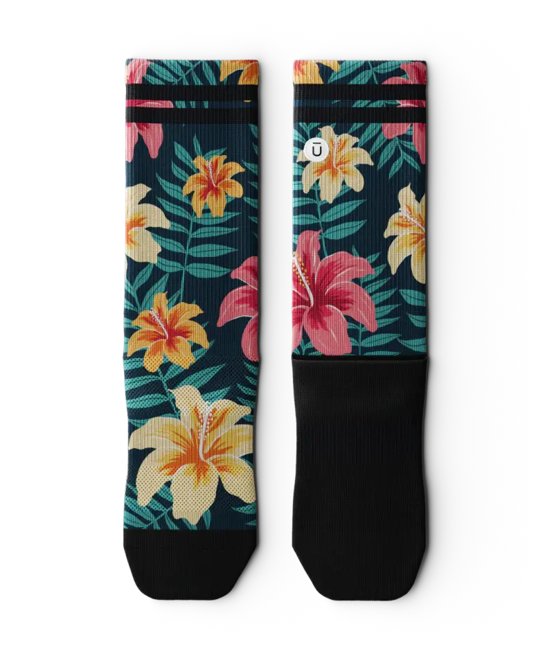 Island Breeze Crew Socks - Unisex