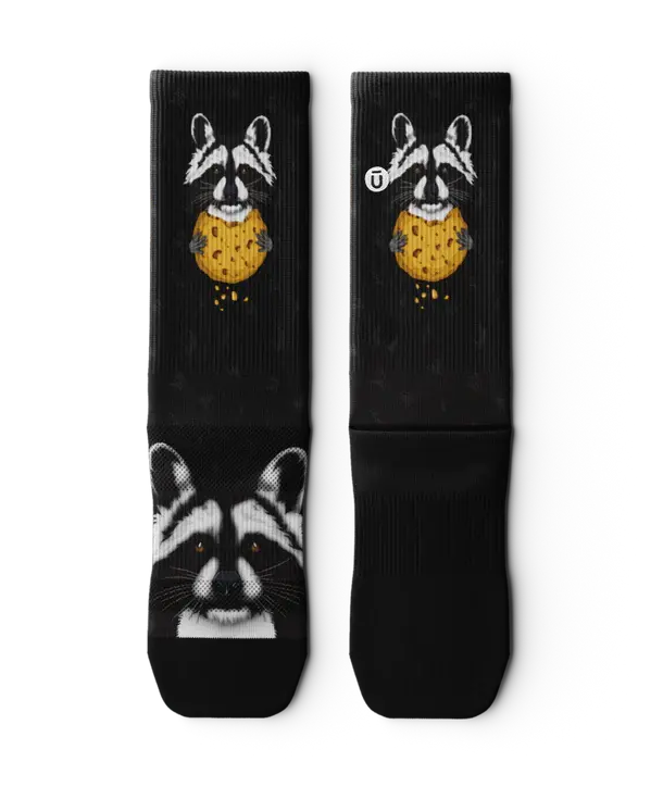 Rad Raccoon Crew Socks - Unisex