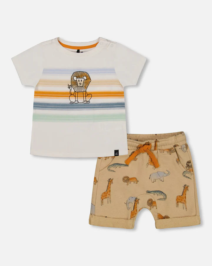 Printed Jungle Animal Set