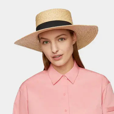 Raffia Wide Brim Hat - Unisex