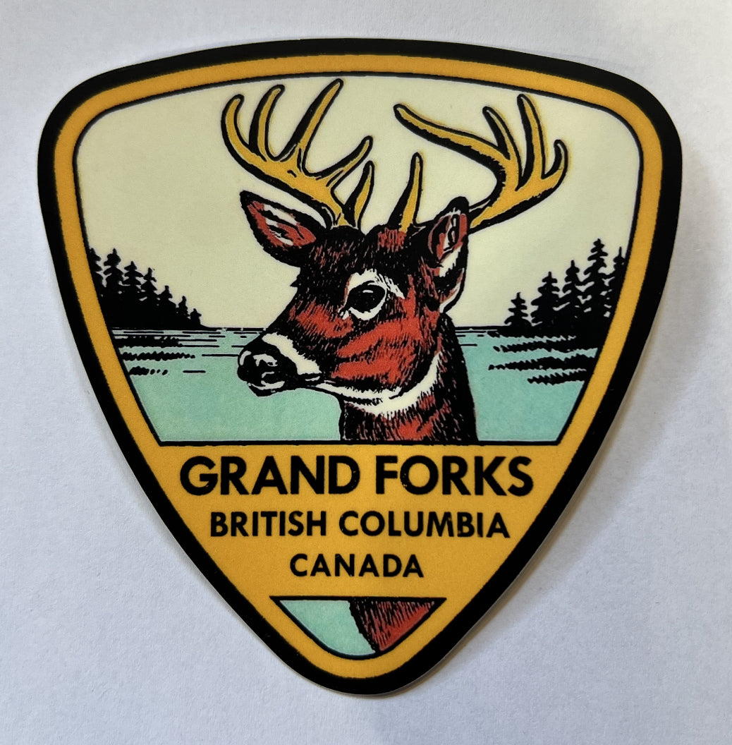 Grand Forks Buck Head Sticker