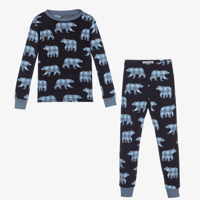 Plaid Bear Pyjama Set