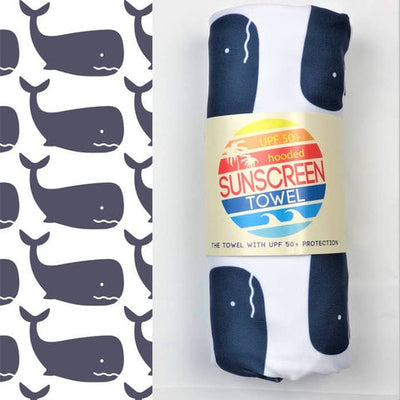 UPF50+ Sunscreen Towel w/Hood