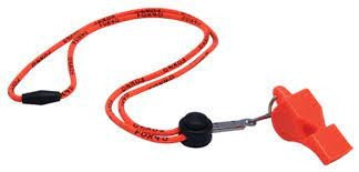 Fox 40 Classic Orange Whistle w/Lanyard